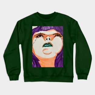 Crying Crewneck Sweatshirt